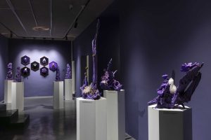 曹雅薇个展-紫色星球现场5